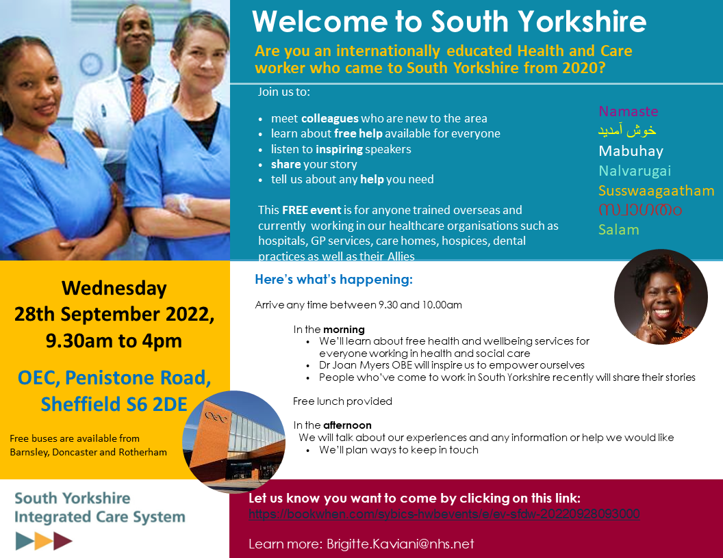 welcome to south yorkshire event