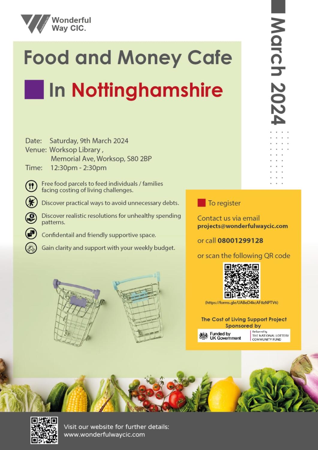 Food and Money Cafe Worksop