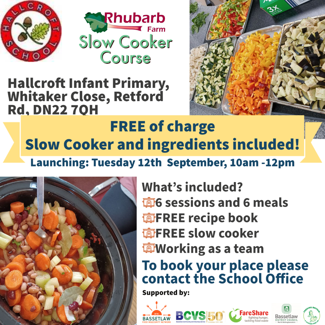 Slow Cooker Flyer - Hallcroft Infants
