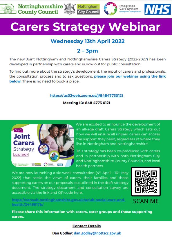 Carers Strat webinar