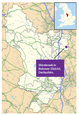 shirebrook map