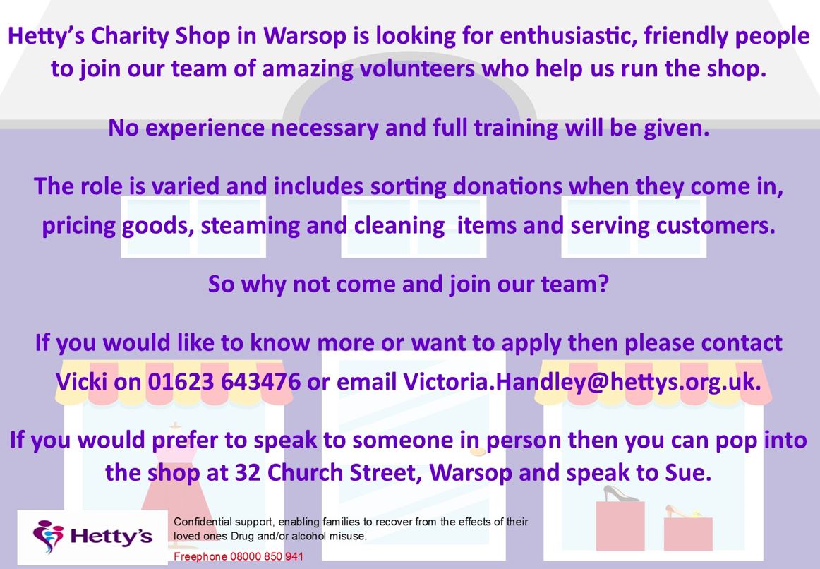 shop volunteers